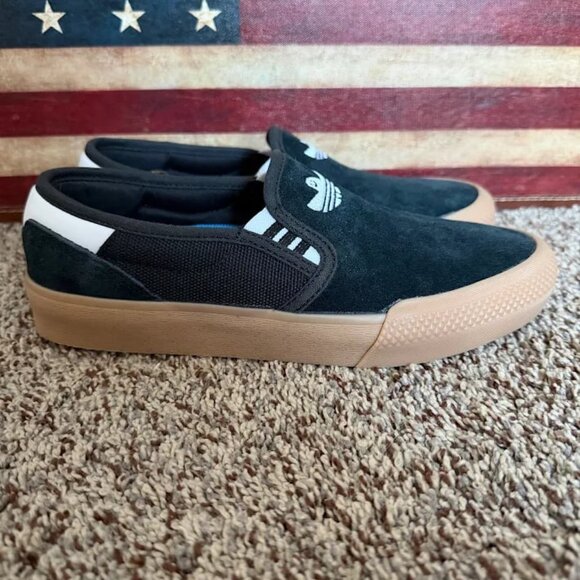 ADIDAS Shmoofoil Slip-on Shoes - Size Mens 5 / Womens 6 - New w/ tags - Picture 3 of 4